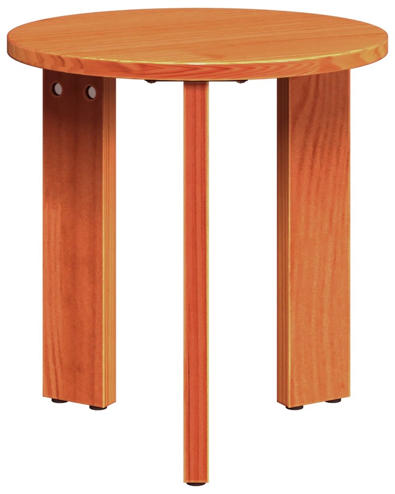 Conjunto de Mesas de Café 3 pcs Castanho-mel