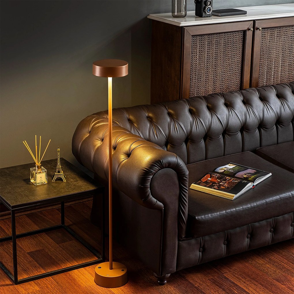 Candeeiro de Pé Keyf – Cobre – Diâmetro 16 cm Altura 111 cm