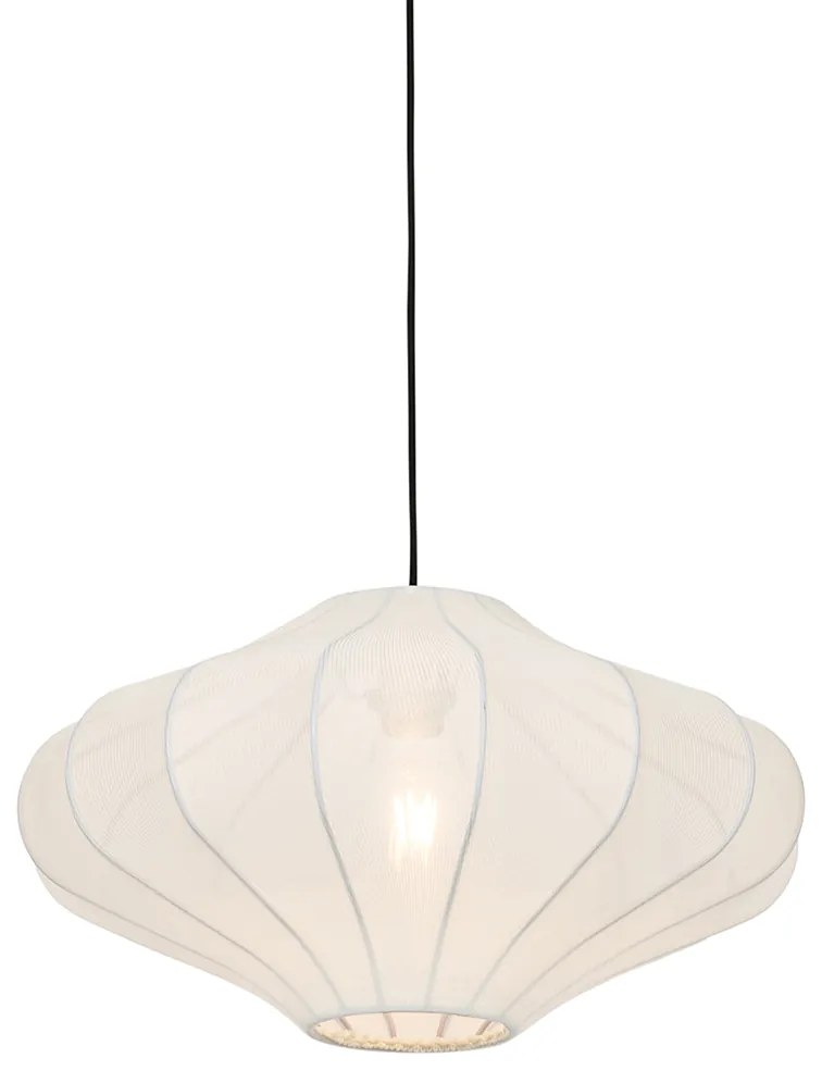 Candeeiro Pendente Japandi Branco 50cm - Plu Design