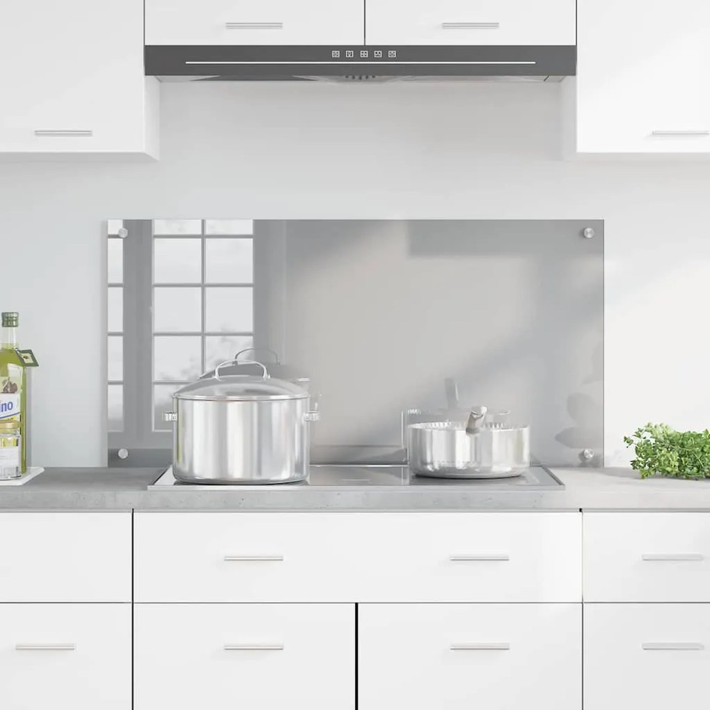 Luminária de Revestimento para a Cozinha vidaXL Cinza Claro 100x50x0,6