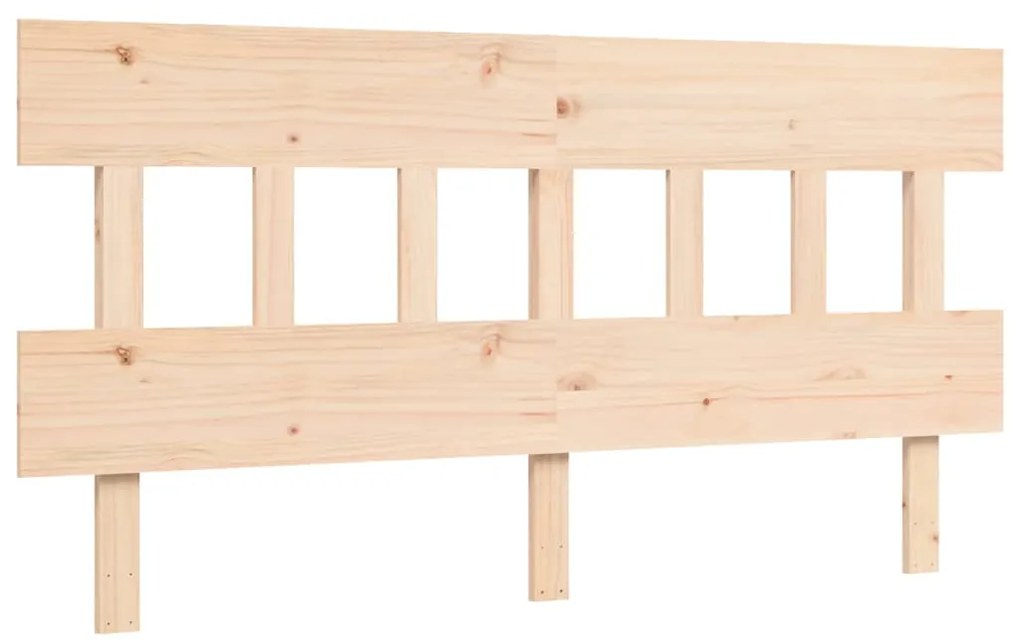 Estrutura de cama King Size com cabeceira madeira maciça