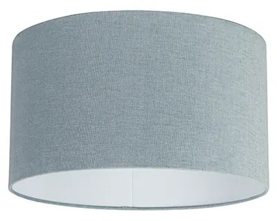 Abajur de tecido azul claro 35/35/20