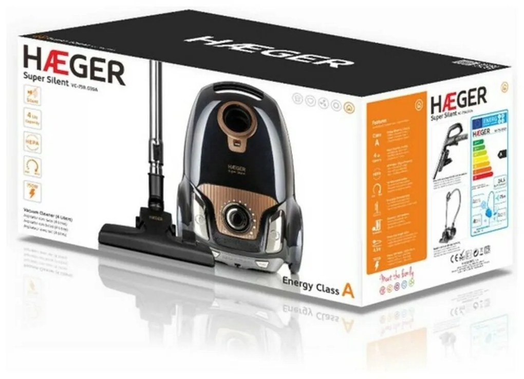 Aspirador Haeger Super silent 750W