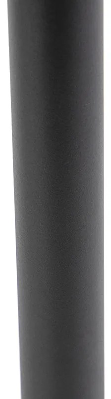 Candeeiro de exterior moderno preto 80 cm IP44 - Gleam