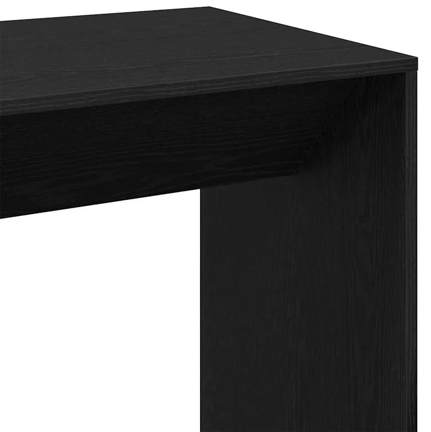 Mesa de Bar vidaXL Preto Carvalho 51x50x103,5 cm Madeira Engenharia