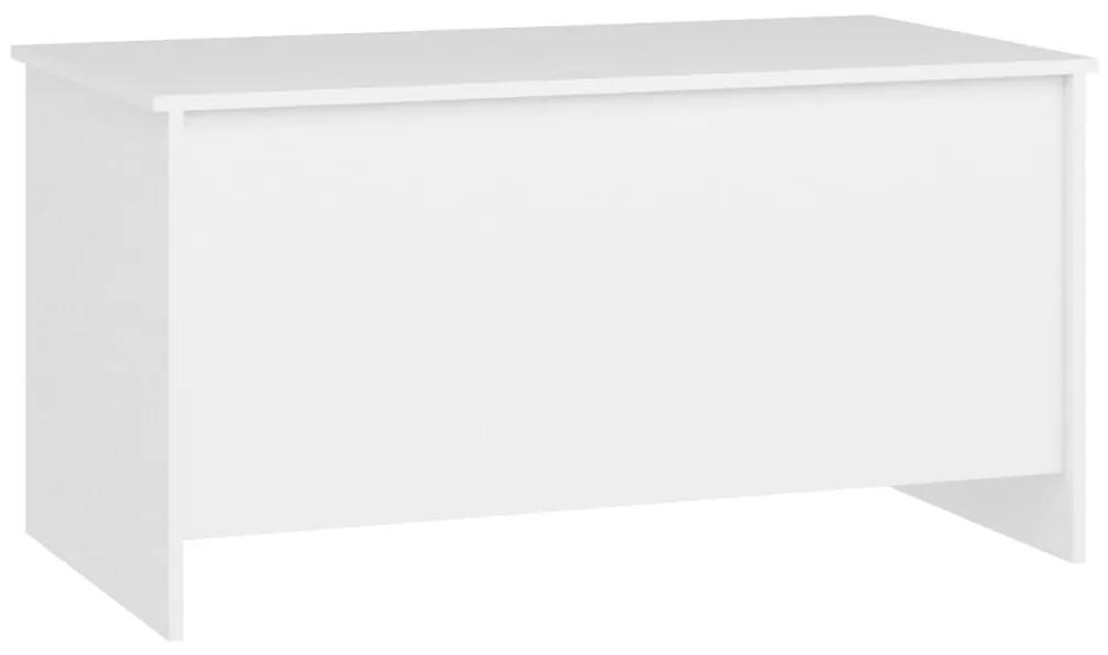 Mesa de centro 102x55,5x52,5 cm madeira processada branco
