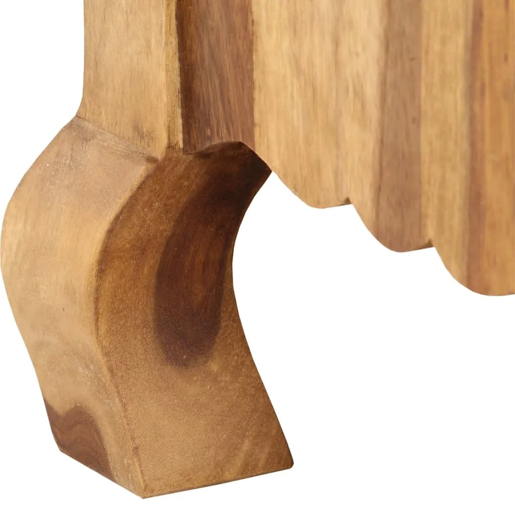 Móvel de TV 115x30x42 cm madeira maciça