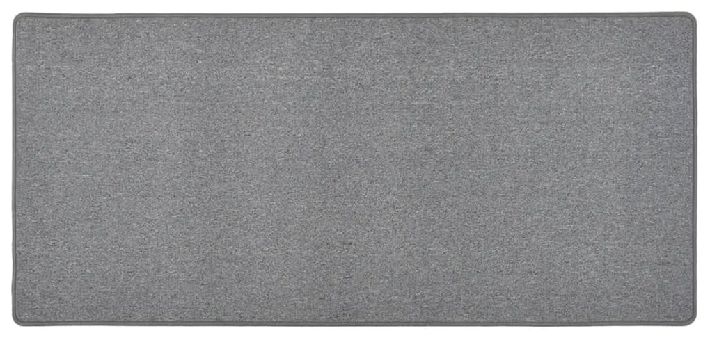 Tapete/passadeira 80x150 cm cinzento-escuro