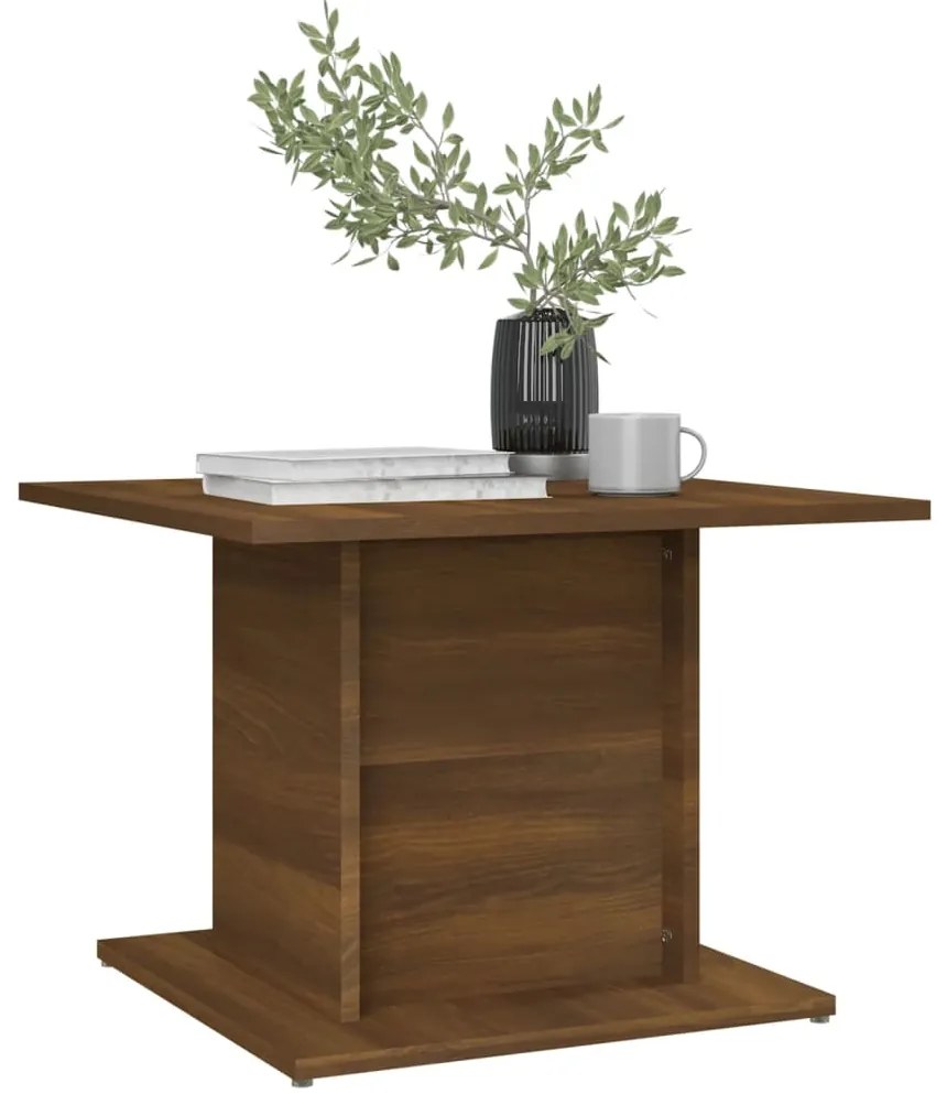 Mesa de centro derivados de madeira carvalho castanho