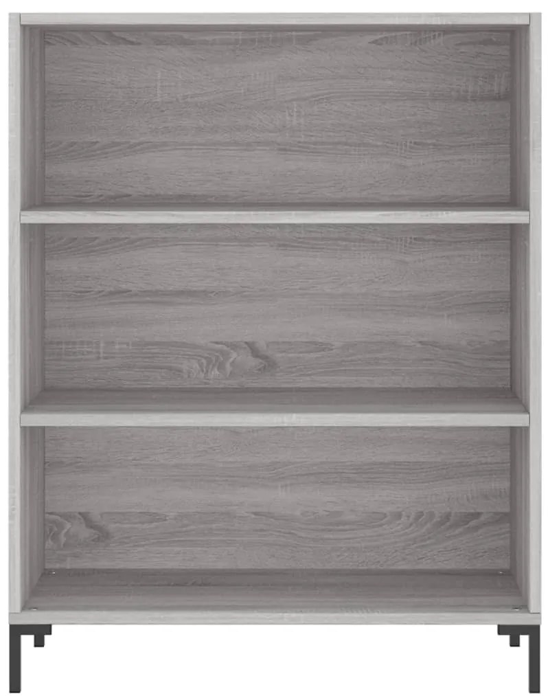 Armário alto 69,5x34x180 cm derivados de madeira sonoma cinza