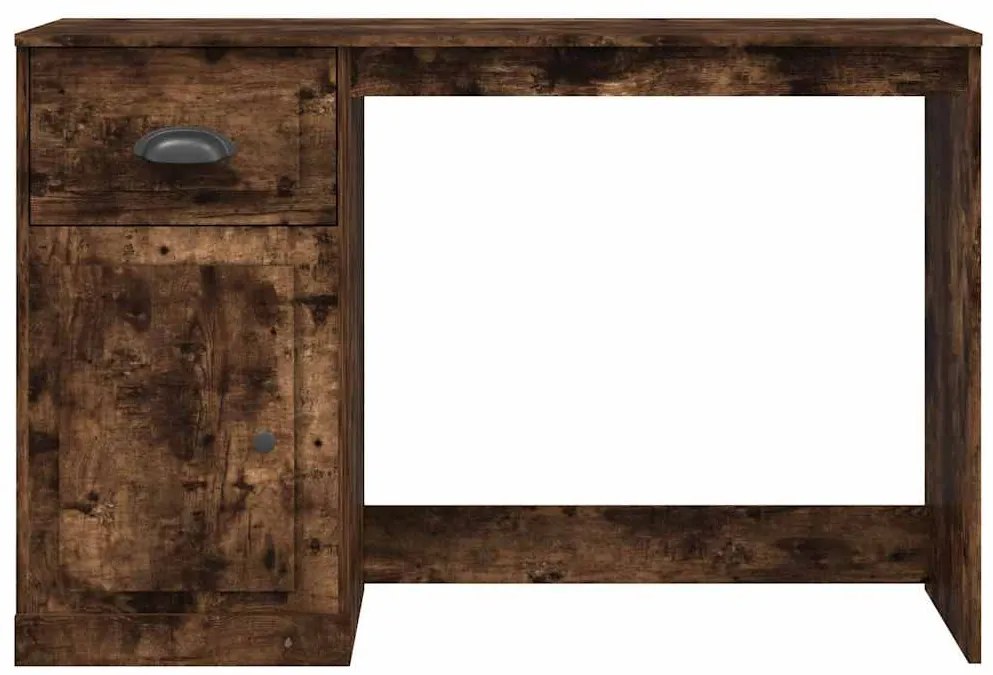 Secretária c/ gaveta 115x50x75 deriv. madeira carvalho fumado