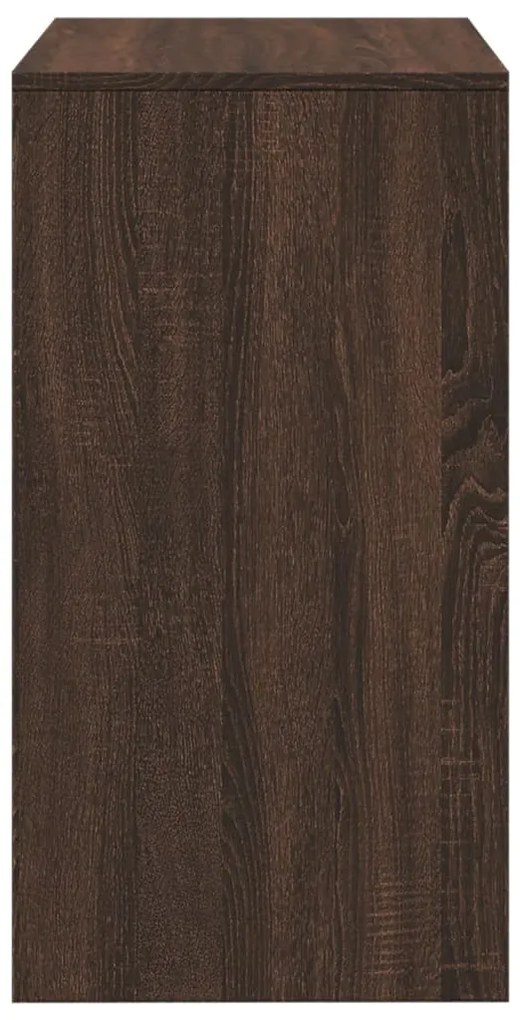 Toucador e banco 60x40x113,5 cm carvalho castanho