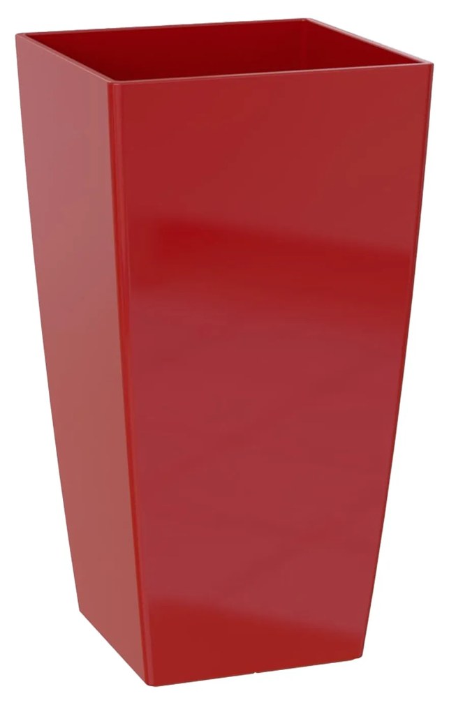 Vaso Pisa 40X40X78cm 90L Vermelho Escuro