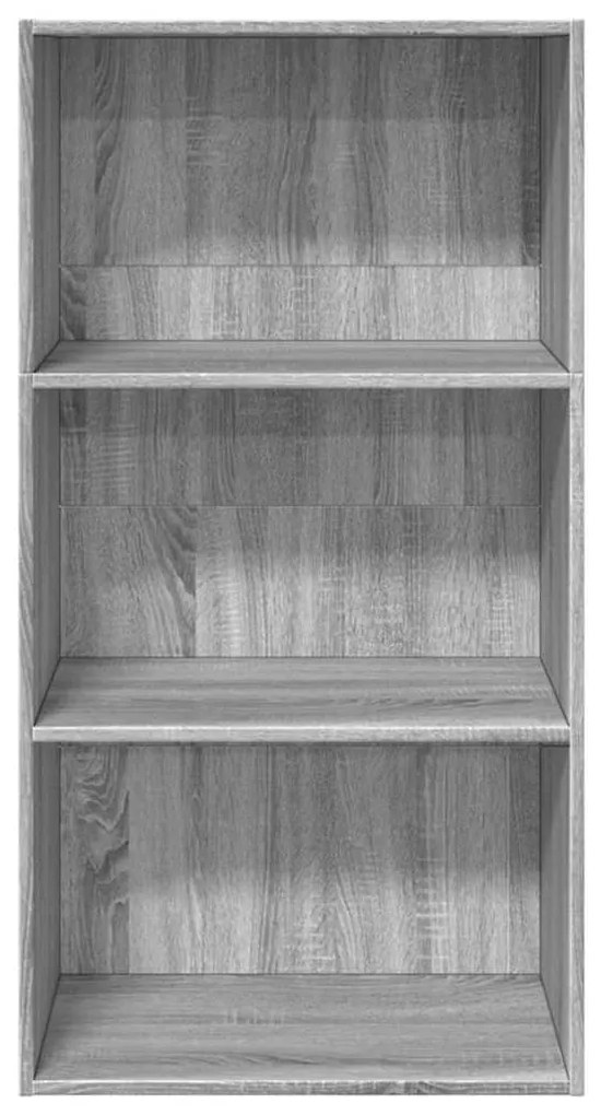 Estante 60x30x114 cm derivados de madeira cinzento sonoma
