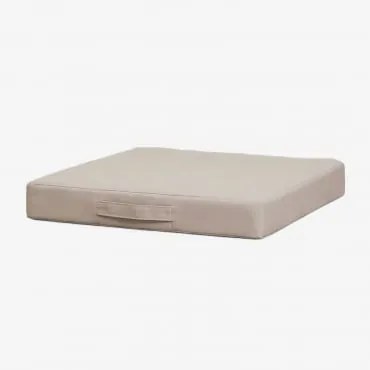 Capa Protetora Para Mesa De Centro De Jardim Otley 70 X 70 Cm & Tapioca Bege - Sklum