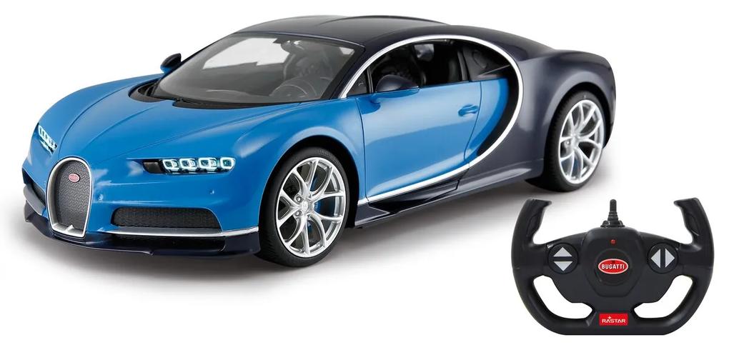 Carro telecomandado Bugatti Chiron 1:14 2,4GHz Azul
