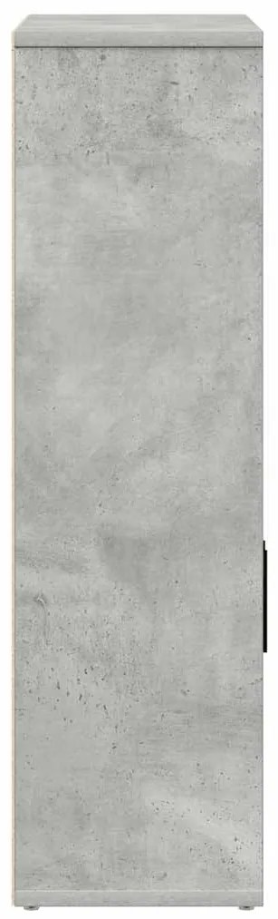Estante 60x24x85 cm derivados de madeira cinzento cimento