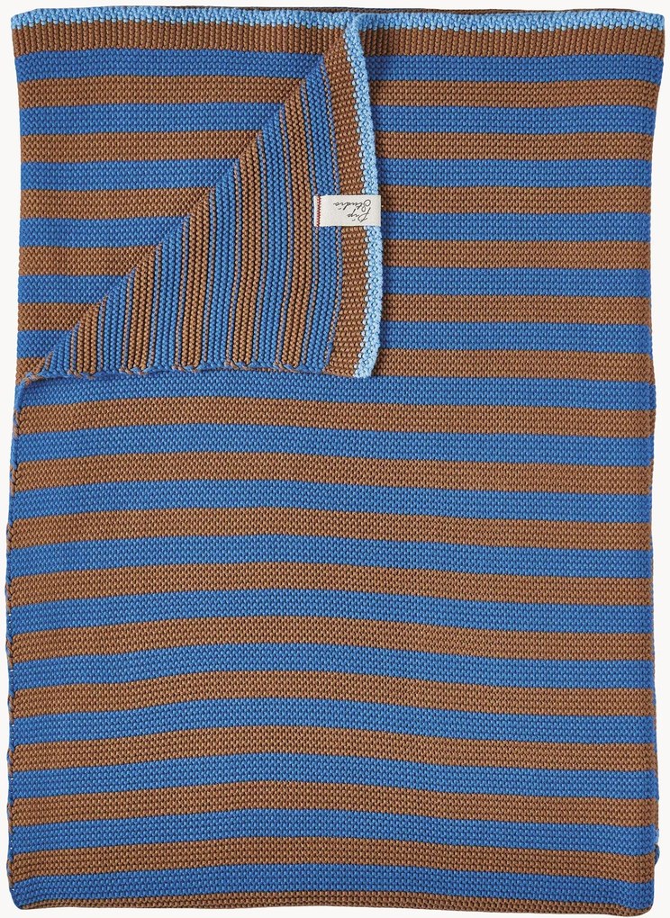 Manta em algodão Bonsoir Stripe