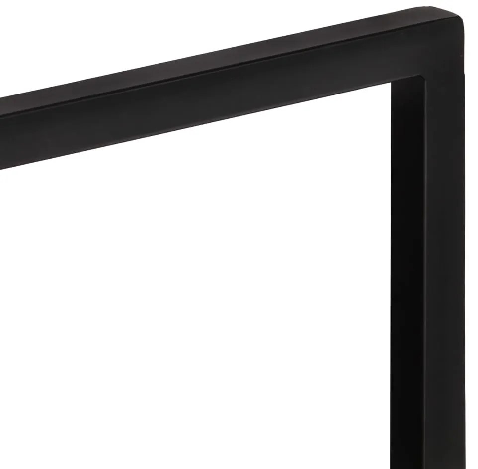 Prateleiras de parede 2 pcs 40x24x35 cm acácia maciça e aço