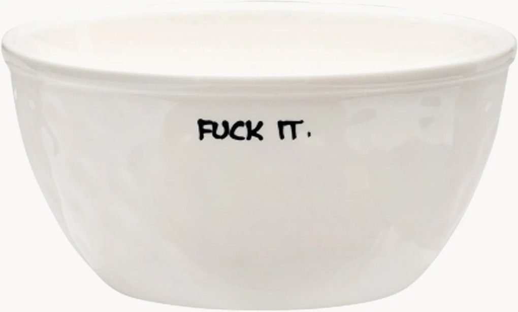 Taça pequena pintada à mão Fuck It