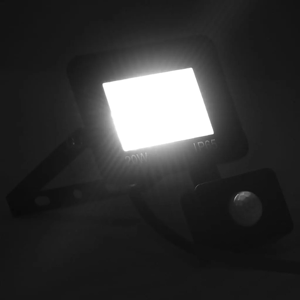 Projetor c/ iluminação LED e sensor 20 W branco frio
