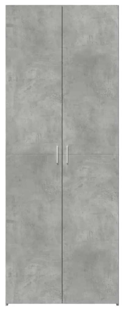 Armário alto 70x42,5x185 cm derivados madeira cinzento cimento