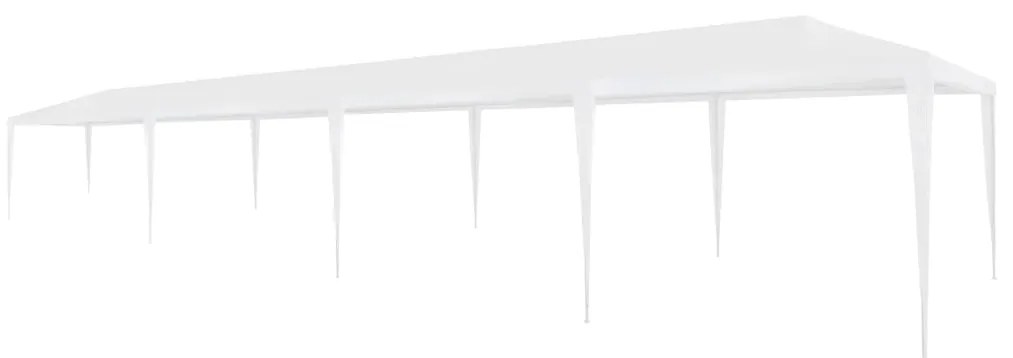 vidaXL Tenda para festas 3x12 m PE branco