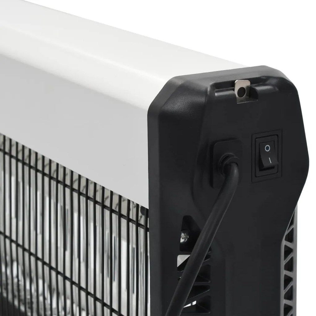 Eletrocutor de insetos alumínio ABS 40 W preto