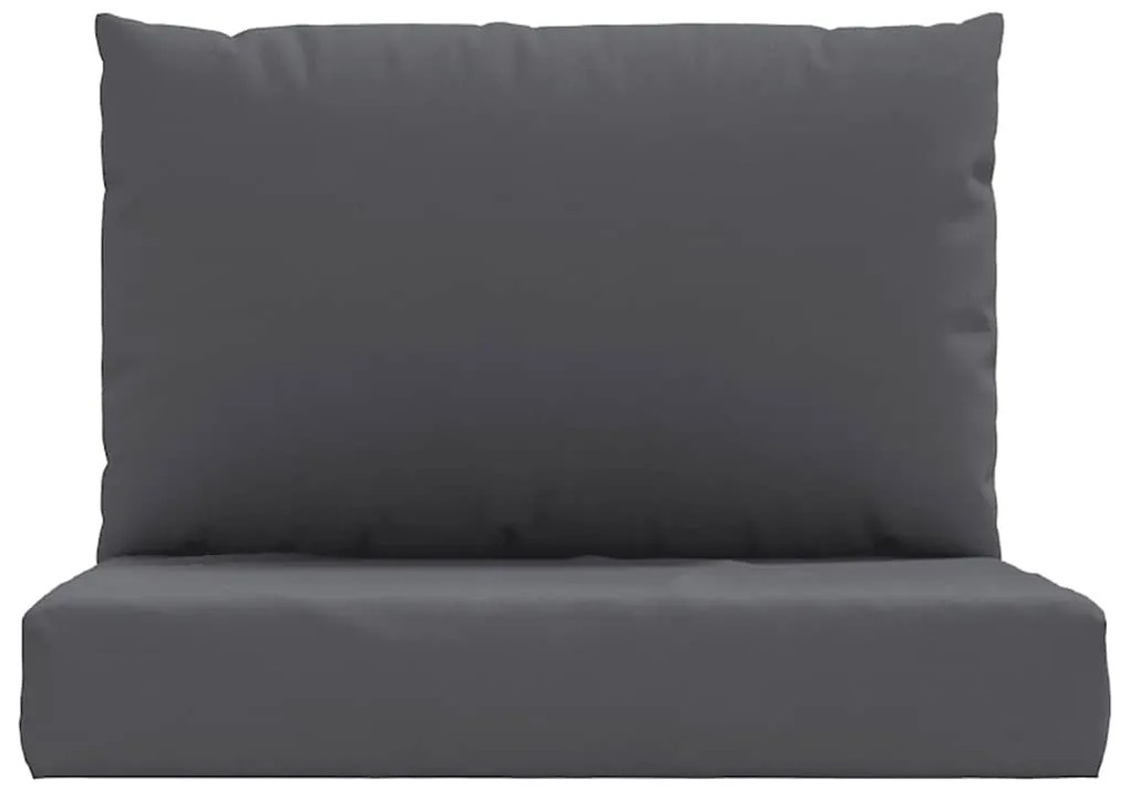 Almofadões de paletes 2 pcs tecido oxford antracite