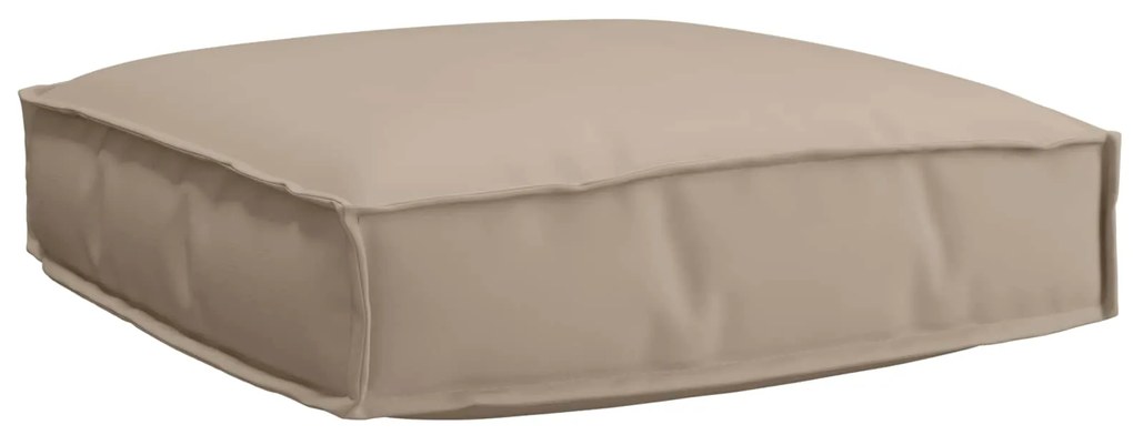 vidaXL Almofada Cinzento-acastanhado 60 x 60 x 12 cm Tecido Oxford