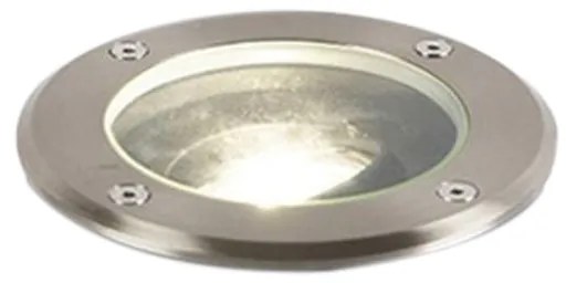 LED Foco de chão exterior inteligente em aço inoxidável com Wi-Fi GU10 IP65 - Delux Moderno