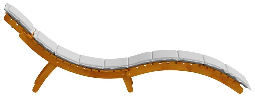 Conjunto de Espreguiçadeiras com Almofadas 2 pcs Cinza Claro Madeira S