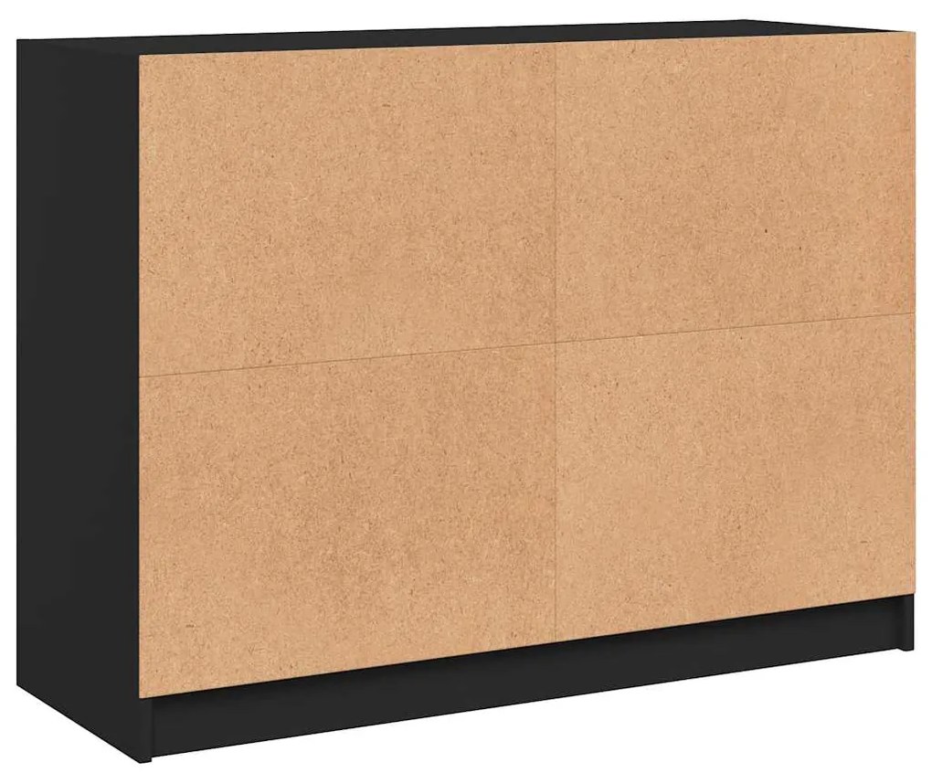 Aparador 102x37x75,5 cm derivados de madeira preto