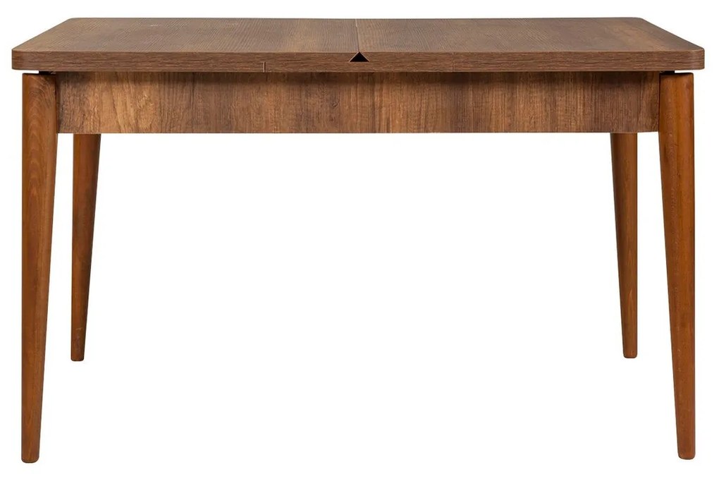 Conjunto de Mesa de Jantar Extensível e Cadeiras Vina – Nogueira – Mes