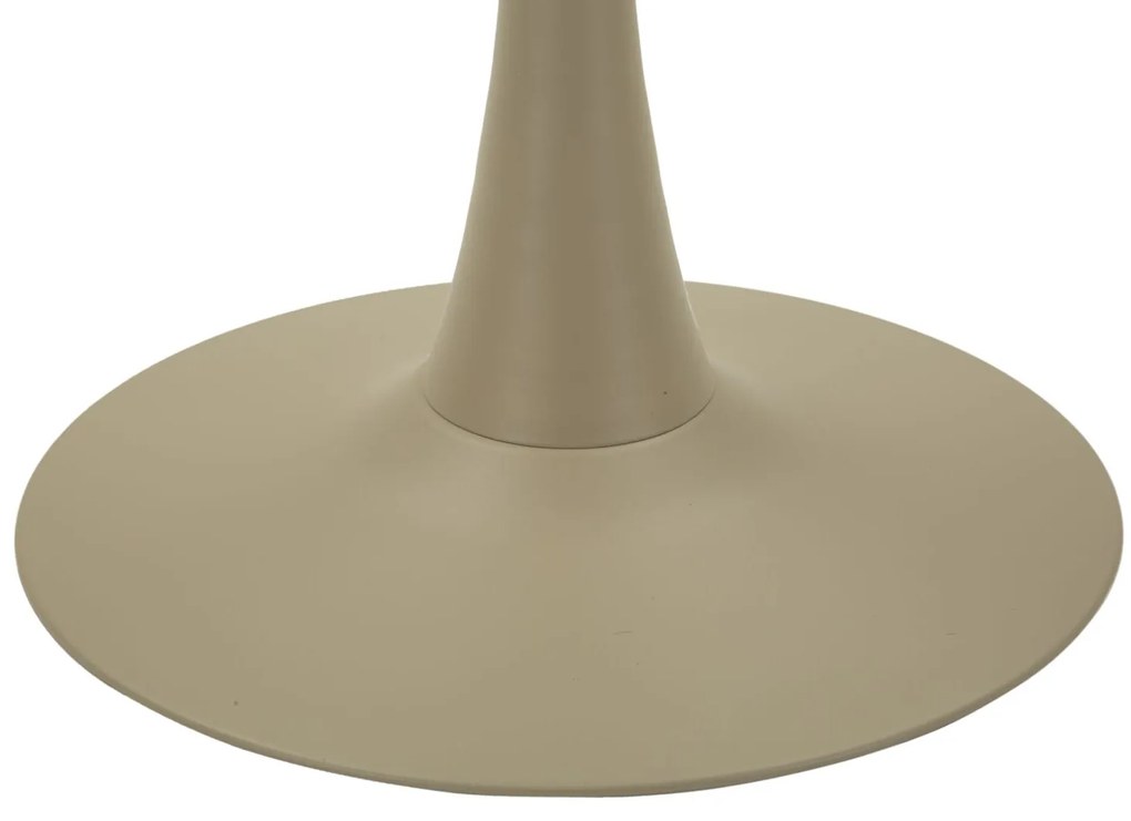 MESA BAR ALASKA Ø 60 X 106 CM EM MDF e FERRO CREME