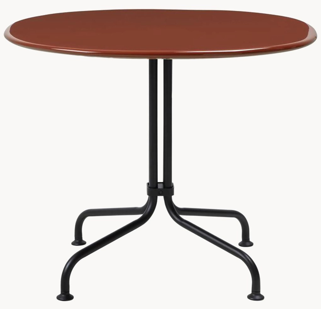 Mesa de jantar bistrô redonda com tampo de mesa em cerâmica Carmel, Ø 75 x Alt 73 cm