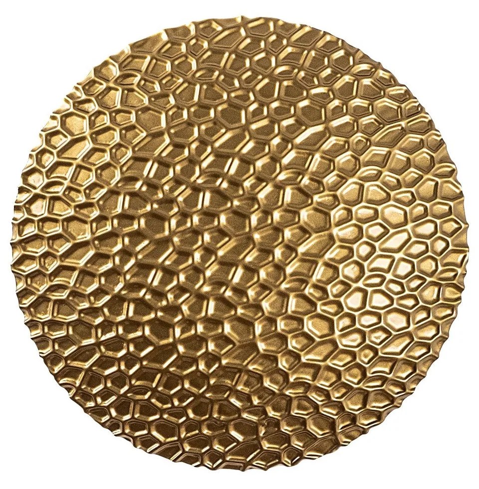 Candeeiro de Parede Yosma - Dourado - 21cmx21cmx15cm