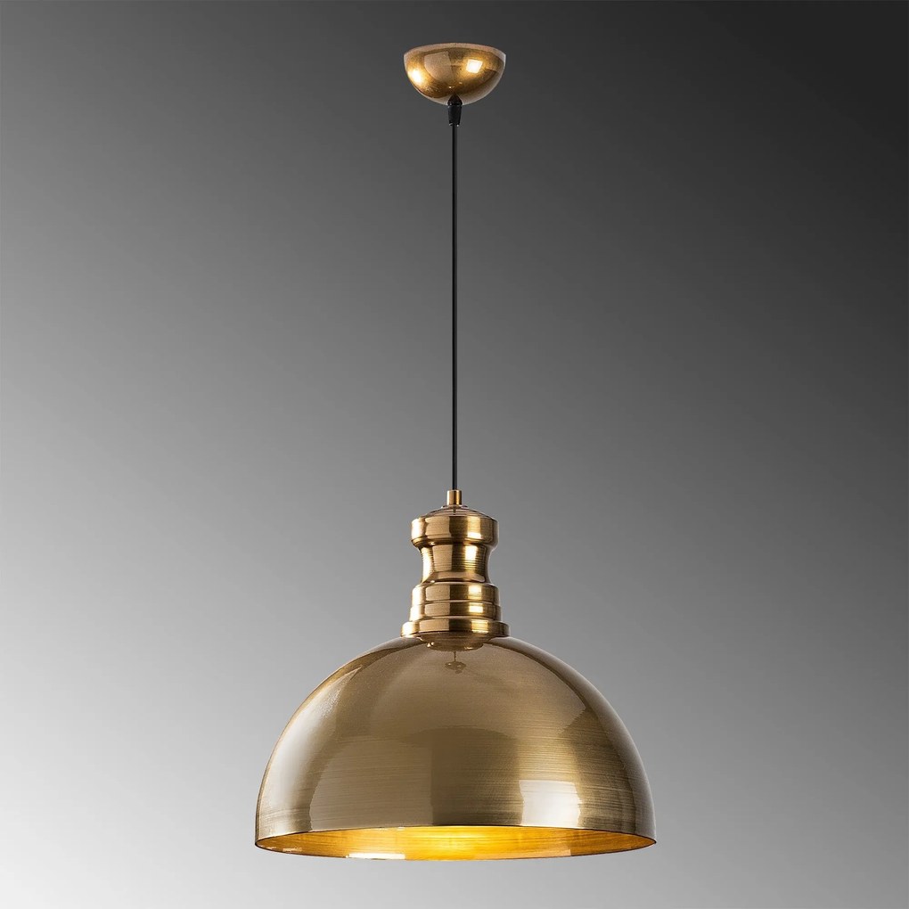 Chandelier Berceste – Dourado – 40 x 40 cm