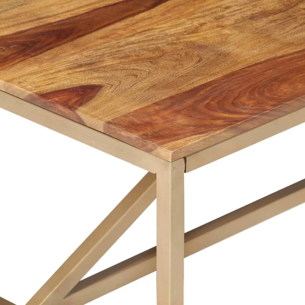 Mesa de centro 120x60x40 cm madeira maciça