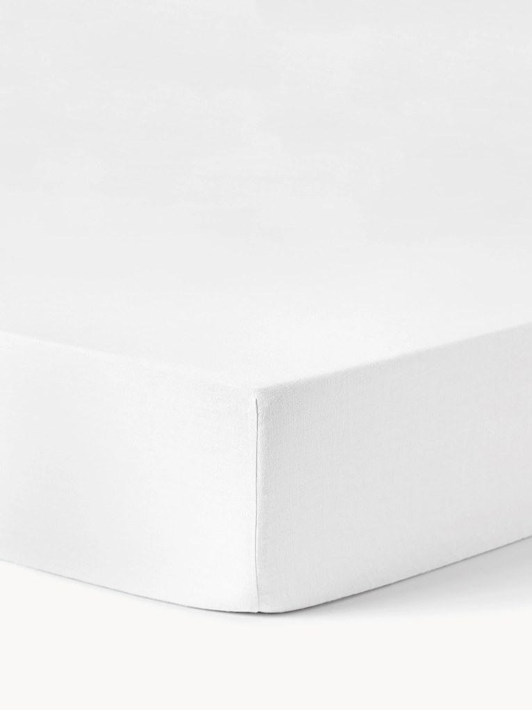 Lençol em linho lavado com elástico Airy