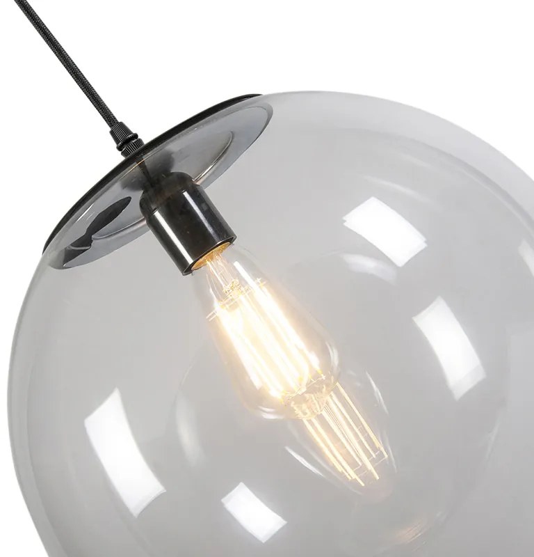 LED Candeeiro de suspensão inteligente transparente 35 cm com WiFi A60 - Pallon Moderno