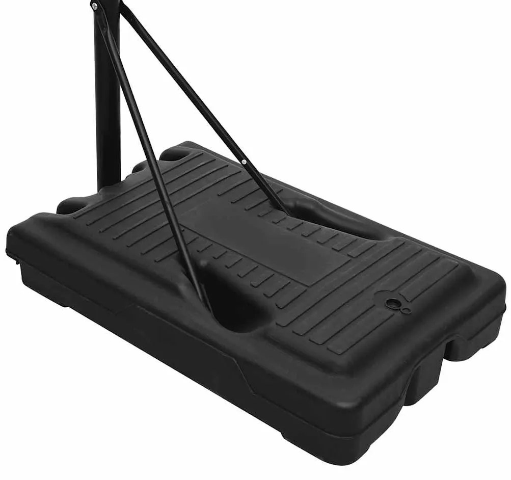 Tabela de basquetebol 237-307 cm polietileno preto