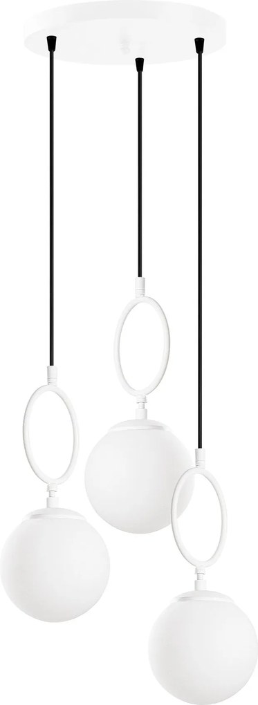 Candeeiro de Teto Ring – Branco – 45 cm Largura