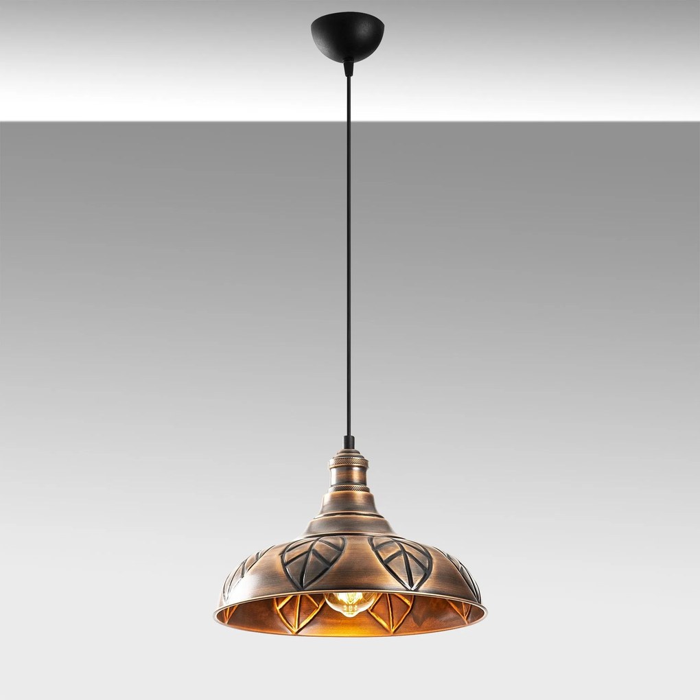 Candeeiro Chandelier Saglam – Cobre – 32 cm