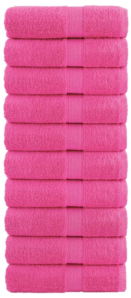 Toalhas de bidé premium SOLUND 10 pcs 30x50 cm 600 gsm rosa