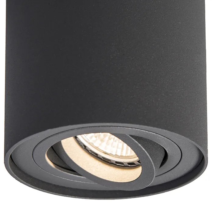 Foco de encastrar inteligente cinzento escuro inclinável com WiFi GU10 - Rondoo Up