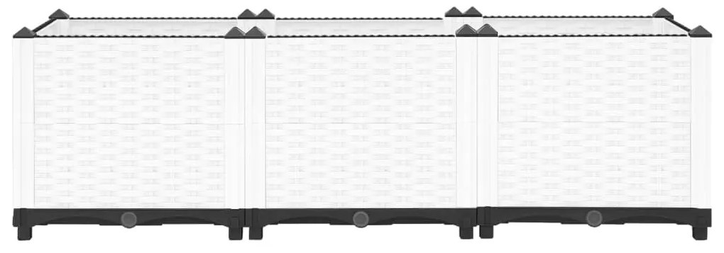 Canteiro elevado 120x40x38 cm polipropileno