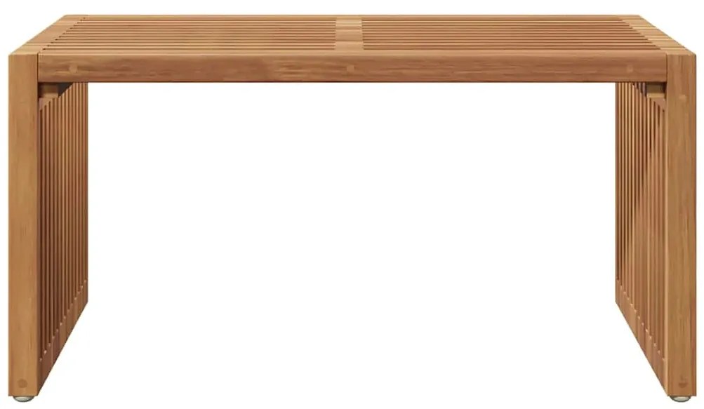 Mesa Lateral de Jardim 70x37,5x35,5 cm Madeira Sólida de Teca