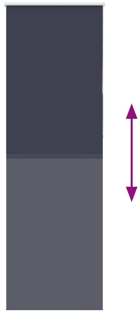 Persiana de enrolar 85x230 cm largura tecido 80,7 cm poliéster