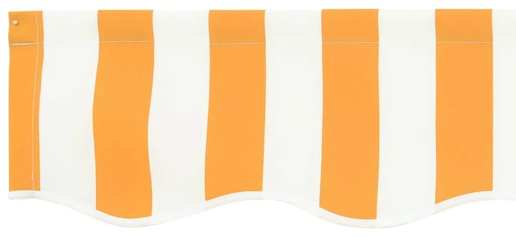 Tecido Substitutivo para Toldo para Estrutura 3.5x2 m Amarelo e Branco
